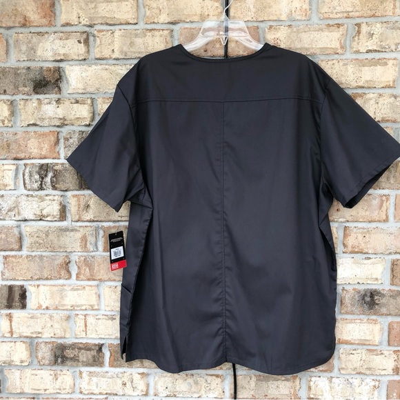 Dickies EDS Signature Men's 5-Pocket V-Neck Gray Scrub Top XL - Picture 4 of 12